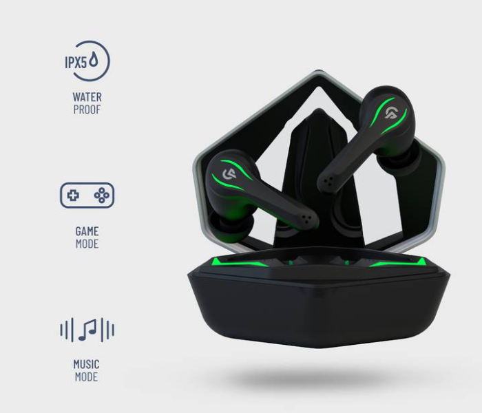 Porodo PDX413-SL True Wireless Gaming Earbuds - Silver - Zoom Image 2