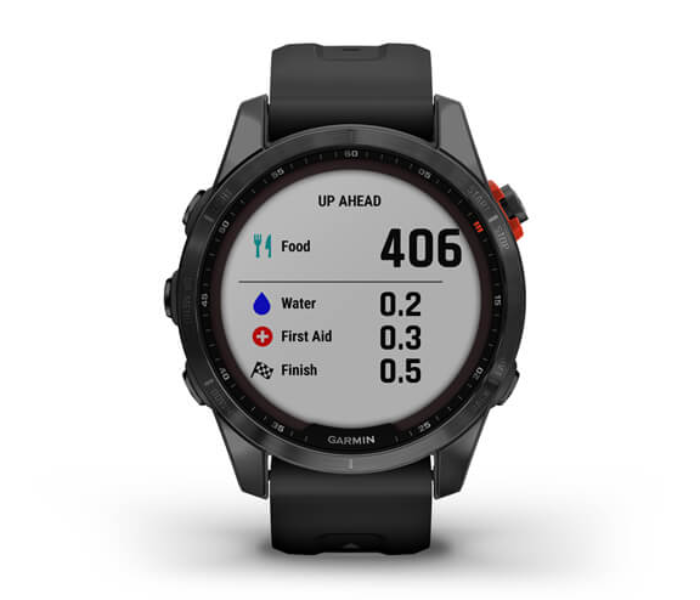 Garmin 010-02539-13 Fenix 7S Solar Slate Grey with Black Band - Zoom Image 8