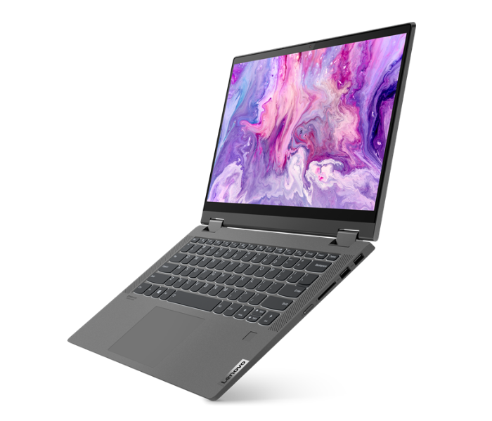 Lenovo 82HS00HPAX Flex5 14 Inch FHD Intel Core i3 1115G4 Processor 4GB RAM 256GB SSD Integrated Intel UHD Graphics Windows 10 Home 64 - Grey - Zoom Image 2