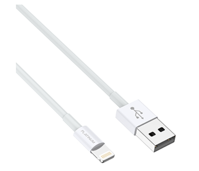 Platinum P-CBVTL1WH Vital Series 1.2M Lightning Cable - White - Zoom Image 2