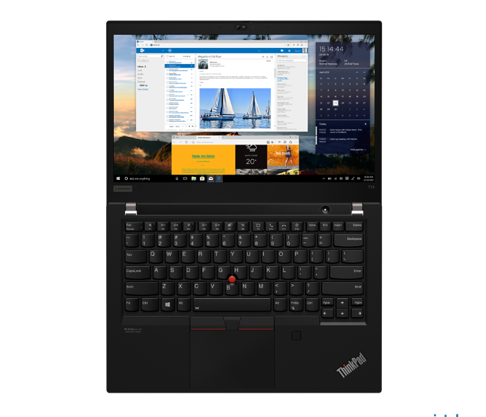 Lenovo 20W000S8AD ThinkPad T14 Gen 2 14 Inch FHD Intel Core i7 1165G7 Processor 8GB DDR4 RAM 512GB SSD Integrated Intel Iris Xe Graphics DOS - Black - Zoom Image 7