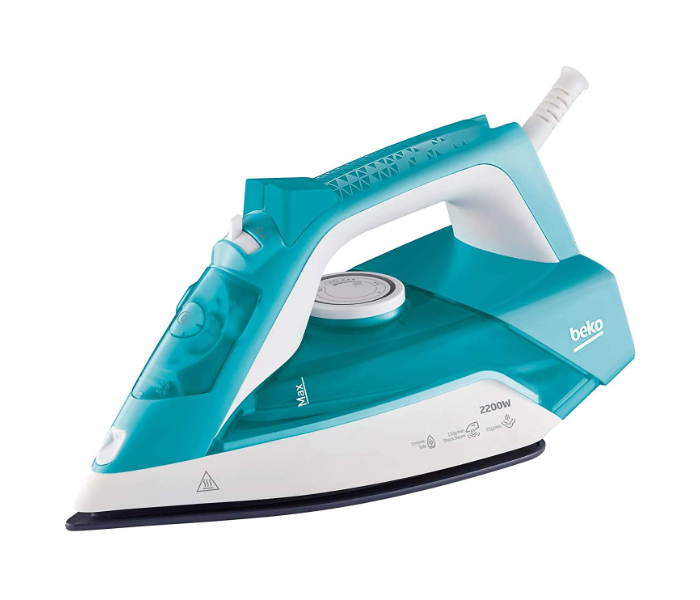 Beko SIM 3122 T Steam Iron Continuous Steam, Ceramic Sole - Turquoise Blue - Zoom Image 1