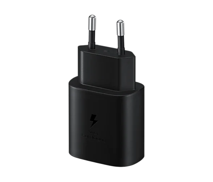 Samsung 25 Watts Fast Charging Travel Adapter With Cable - Black - Zoom Image 3