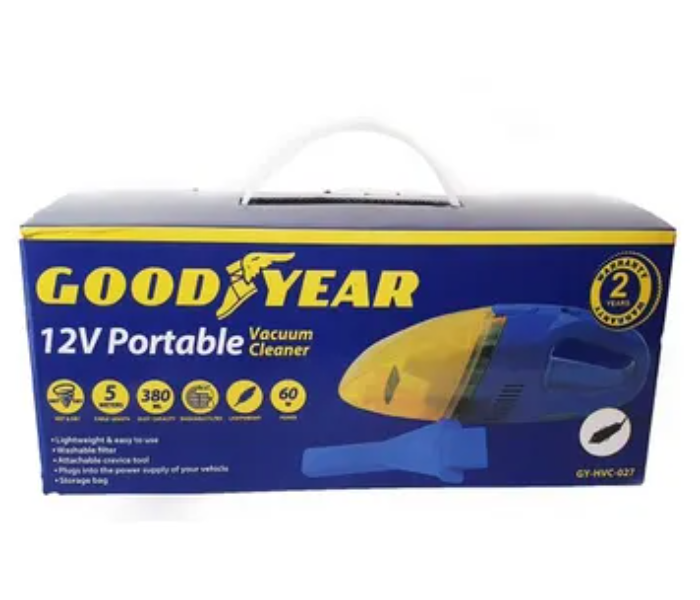 Goodyear GY-HVC-027 30 centimeter Portable Vacuum Cleaner - Blue - Zoom Image 4