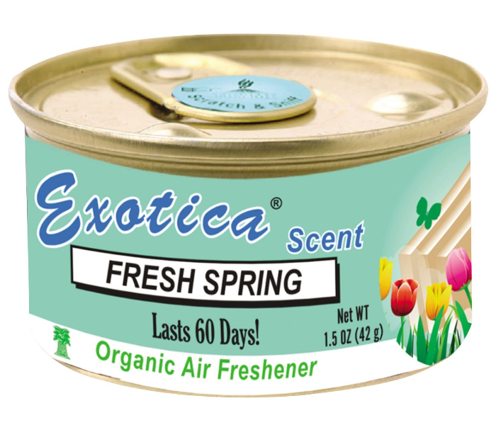 Exotica 64837 Scent Fresh Spring Spring Organic Air Freshener - Zoom Image