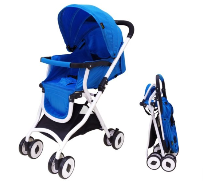 140 Beautiful Single Stroller for Babies - Blue - Zoom Image