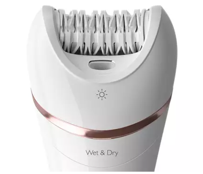 Philips BRE720/01 8000 Series Wet and Dry Epilator for Women - White - Zoom Image 3