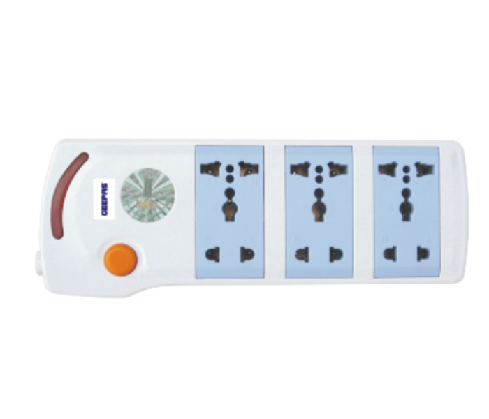 Geepas GES4034 Extensions or Adaptor Socket - White - Zoom Image