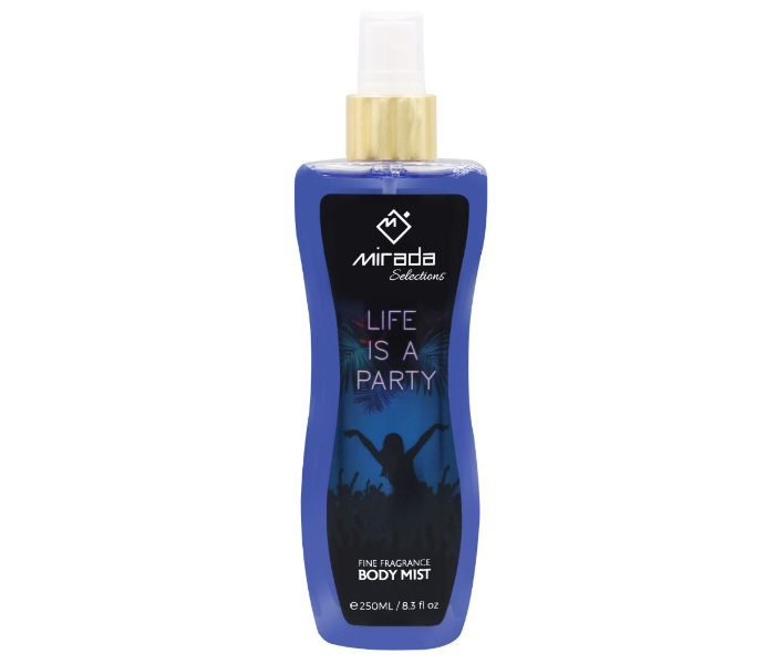 Mirada 250ml Life Is A Party Fine Fragrance Body Mist  - Zoom Image