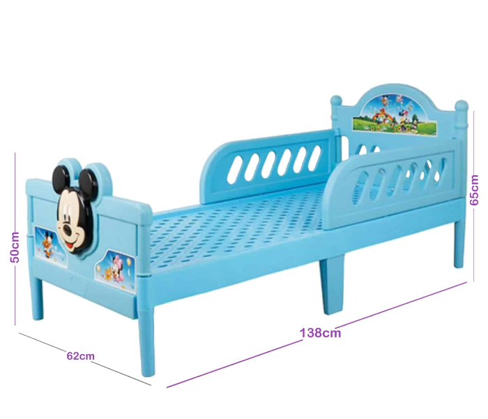 547 Plastic Toddler Bed for Children - Blue - Zoom Image