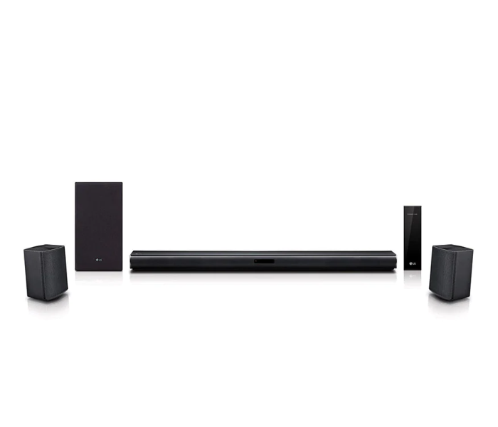 LG SNC4R 420W Sound Bar with Bluetooth Streaming and Surround Sound Speakers - Black - Zoom Image 1