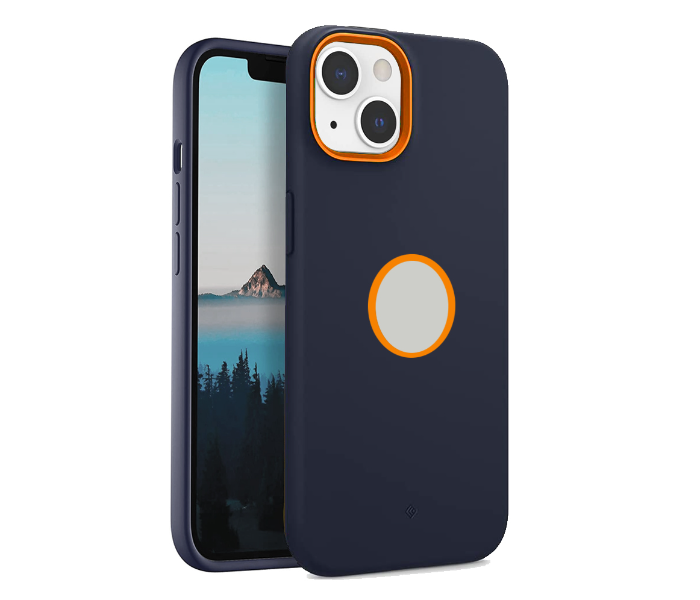 Trands IPHC-467 iPhone 13 Mini Back Case - Navy Blue - Zoom Image 1