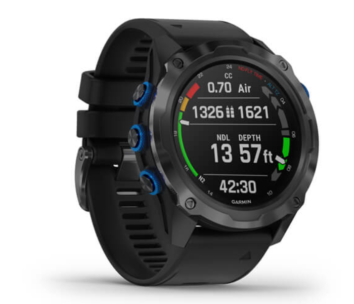 Garmin 010-02132-11 Descent Mk2i Titanium Carbon Grey DLC with Black Band - Zoom Image 3