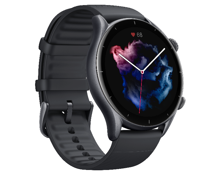 Amazfit GTR 3 Smartwatch - Thunder Black - Zoom Image