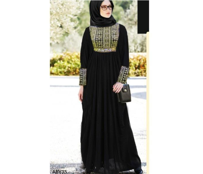 BY03 Casual and Fashionable 50 Sized Abaya for Women - Black - Zoom Image 1