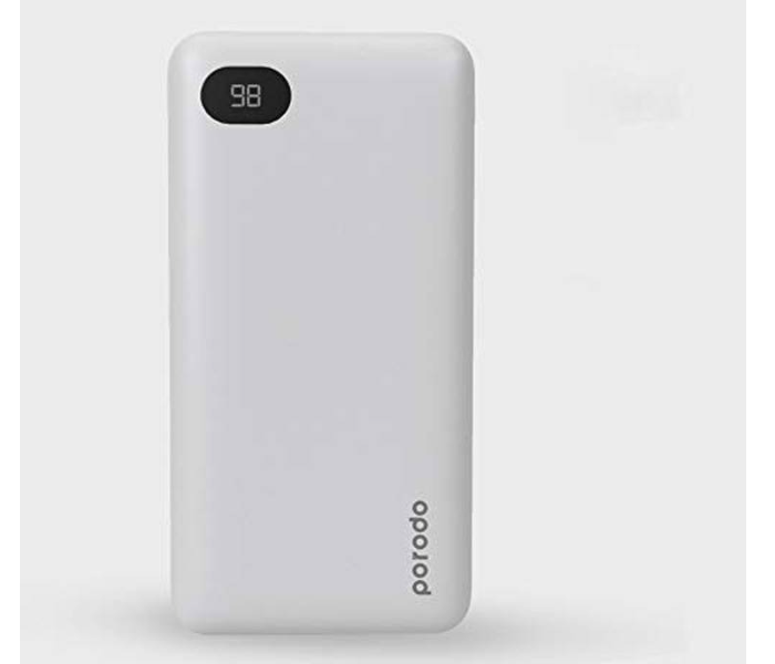 Porodo PD-PBFCH003-WH 20000mAh 4 Port Power Bank - White - Zoom Image 1