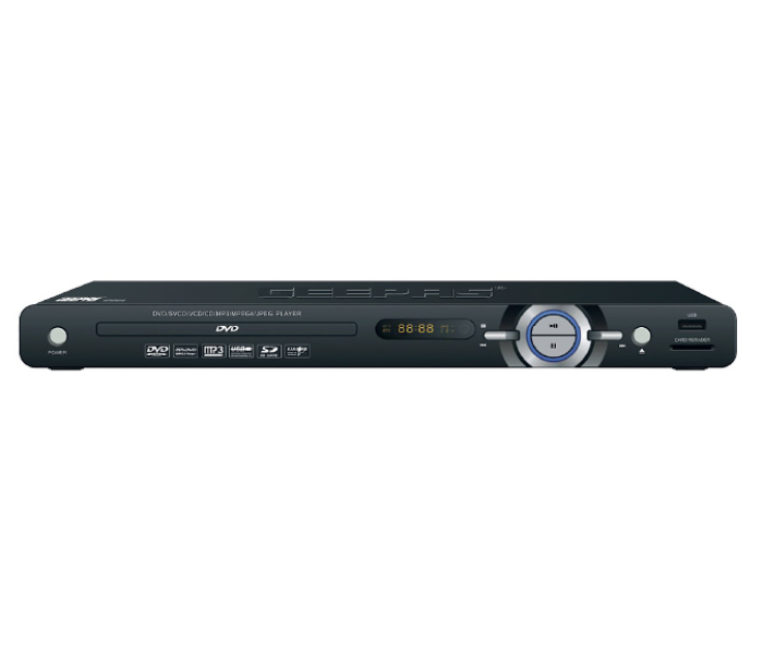 Geepas GDVD9318 15 Watts 5.1 Channel DVD Player - Black - Zoom Image