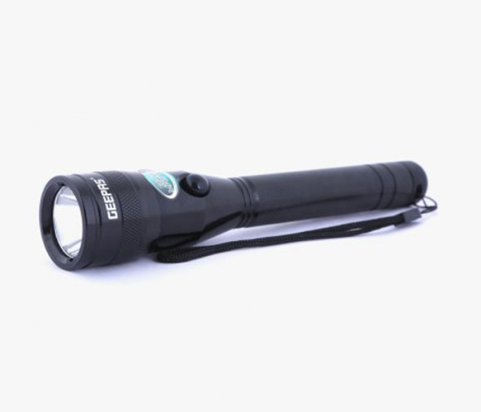 Geepas GFL4646 Rechargeable Battery Waterproof LED Flashlight - Black - Zoom Image