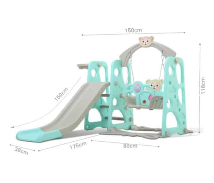 359 Best 3 in 1 Baby Playground for Kids - Green - Zoom Image