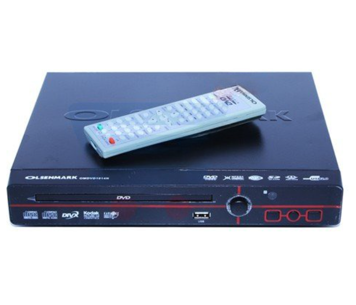 Olsenmark OMDVD1014 5.1 Channel 15 Watts DVD Player With USB 2 - Black - Zoom Image 1