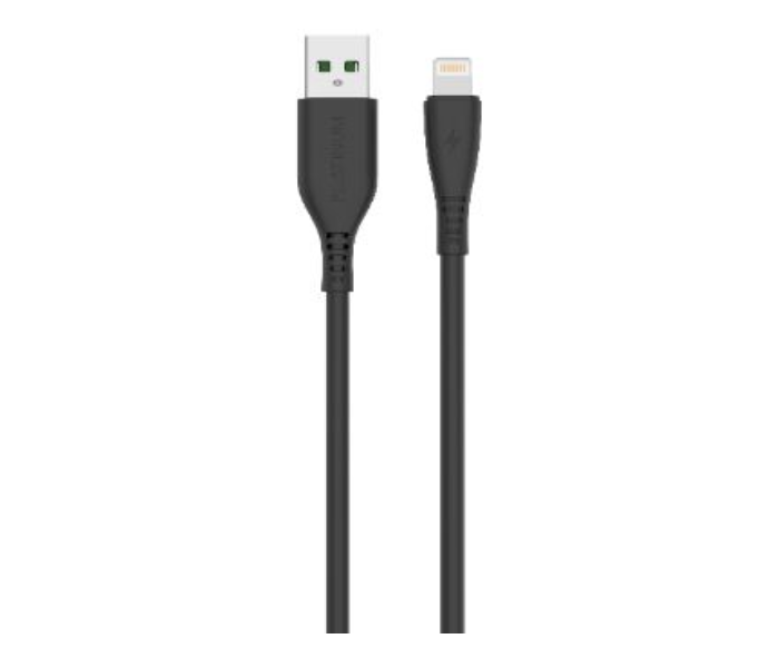 Platinum P-CBFLLBK 1M Flex Series 2.4A Lightning Cable - Black - Zoom Image 2