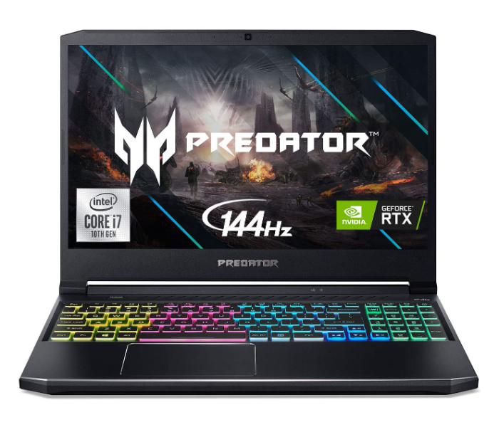 Acer Predator Helios 300 Gaming Laptop 15.6 Inch FHD Intel Core i7 10750H Processor 16GB DDR4 RAM 512GB SSD 6GB Geforce RTX 2060 Graphics Windows 10 Home - Black - Zoom Image 1