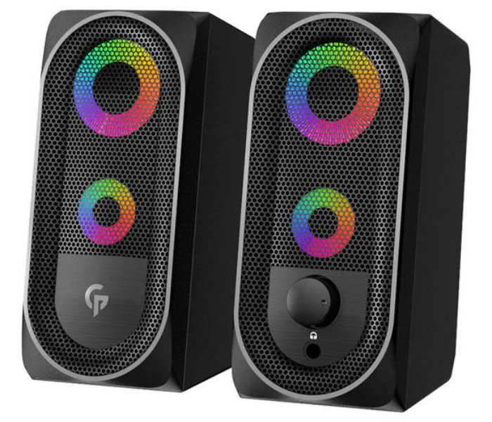 Porodo PDX511BT-BK 10Watts Stereo Bluetooth Gaming Speakers - Black - Zoom Image 2