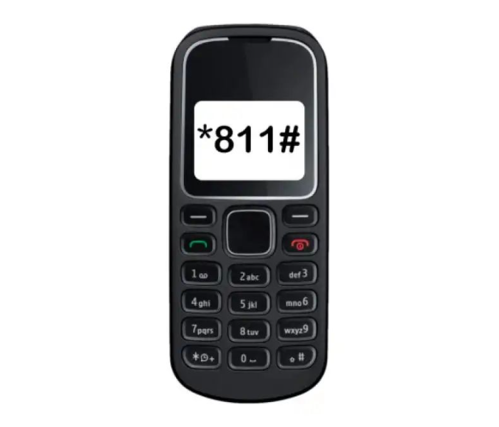 1280 Set Of 2 Mobile Phone - Black - Zoom Image 3