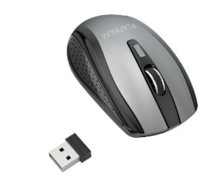 Platinum P-WLMSBGR 2.4GHz  Wireless Mouse- Black - Zoom Image 2