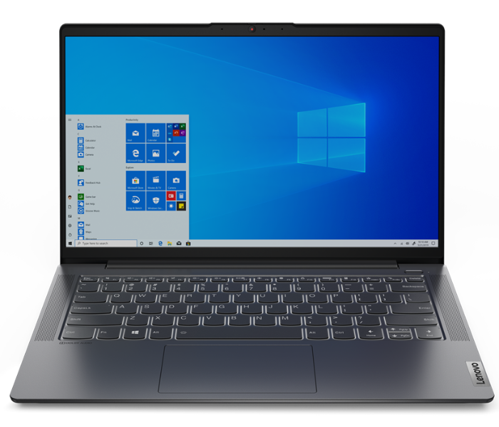 Lenovo 82FE00PNAK Idea Pad 5 14 Inch FHD Intel Core i7 1165G7 Processor 16GB DDR4 RAM 512 SSD Integrated Intel Iris Xe Graphics Windows 10 Home 64 - Grey - Zoom Image 1