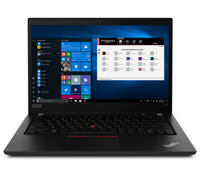 Lenovo 20VX004PAD ThinkPad P14s 14 Inch FHD Intel Core i7 1165G7 Processor 16GB DDR4 RAM 512GB SSD 4GB NVIDIA Quadro T500 GDDR6 Graphics Windows 10 Professional 64 - Black - Zoom Image 1