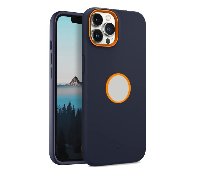 Trands IPHC-789 iPhone 13 Pro Back Case - Navy Blue - Zoom Image 2