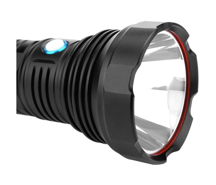 Super Bright 3 Lighting Modes Waterproof LED Flashlight - Black - Zoom Image 5