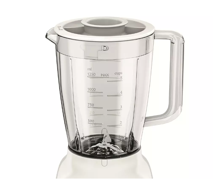 Philips HR2113/05 400 Watts Blender with 1.5Litre Jar - White and Grey - Zoom Image 2