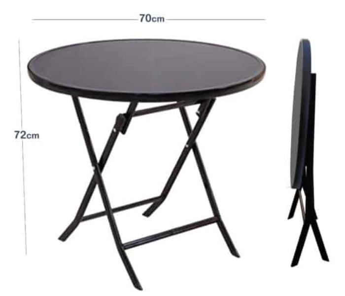 552-1 Amazing Powerful Folding Desk - Black - Zoom Image