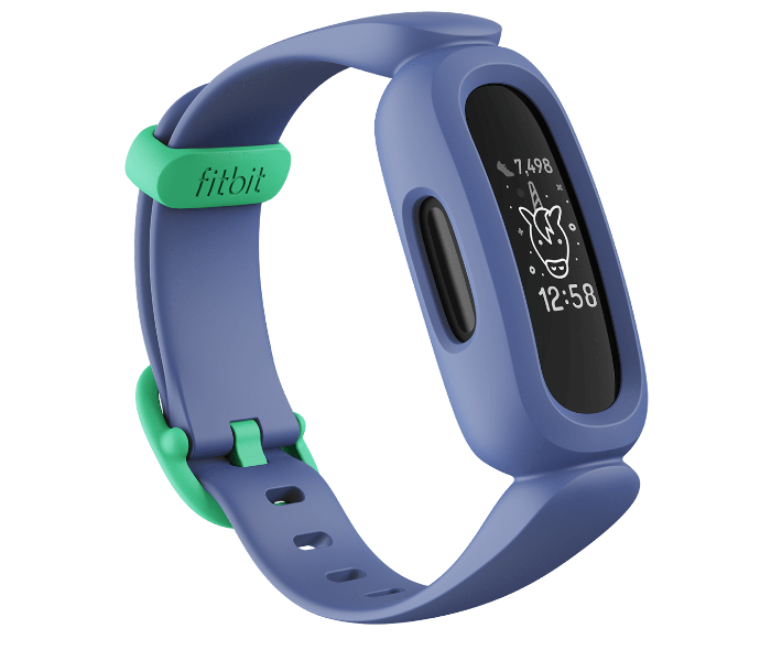 Fitbit Ace 3 Activity Tracker for Kids - Blue and Green - Zoom Image 1