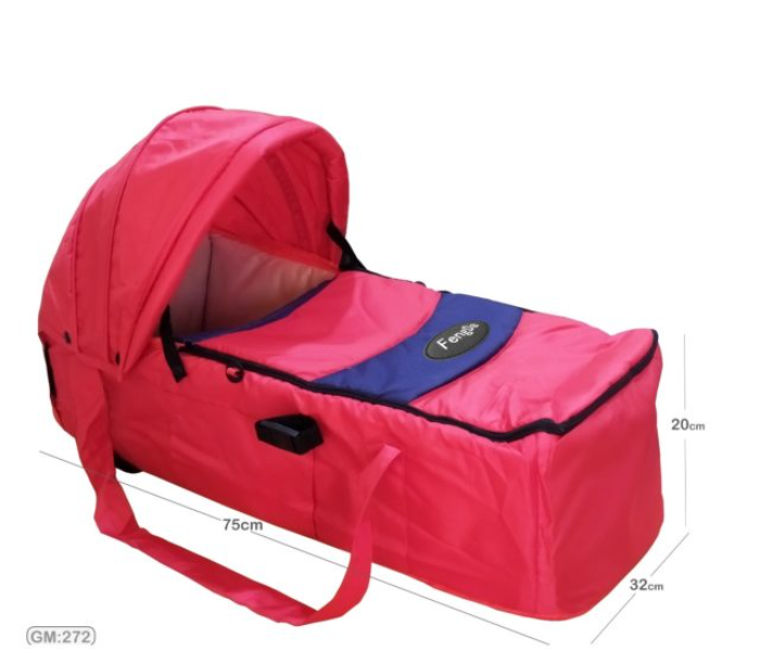 272 Carry Cot for Babies - Red - Zoom Image