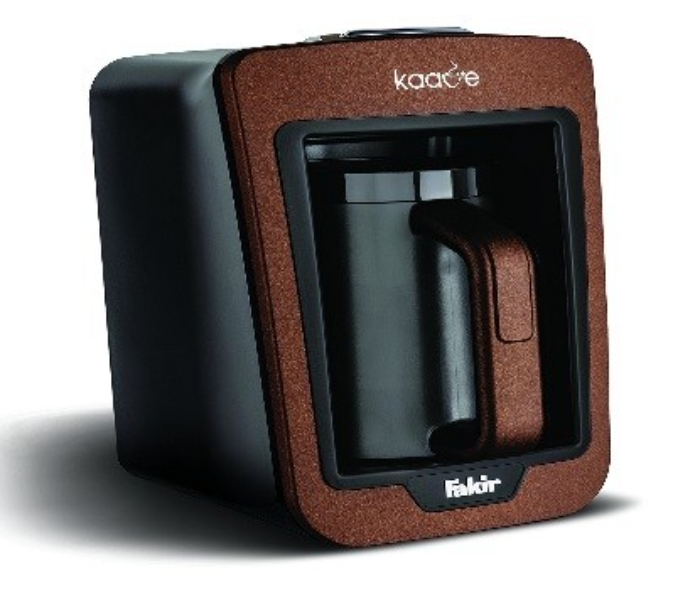 Fakir KAAVE BROWN 735 Watts Automatic Turkish Coffee Machine - Black and Brown - Zoom Image 1