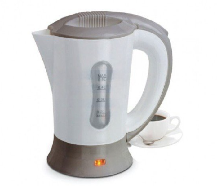 Olsenmark OMK2268 0.5 Litre Travel Kettle Set - White and Grey - Zoom Image