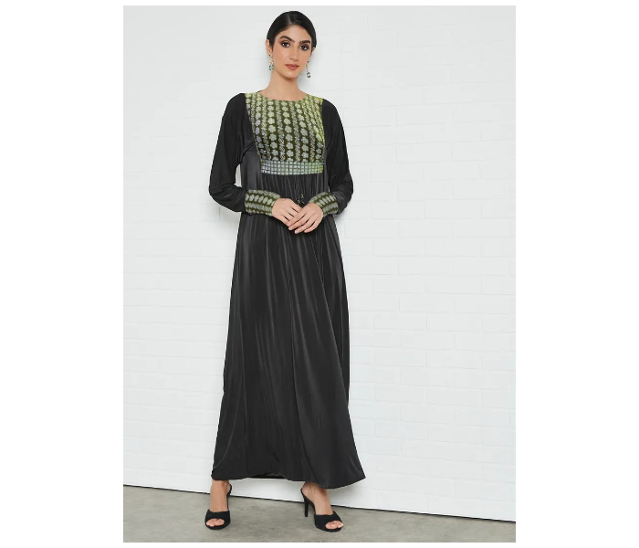 BY01 Casual and Fashionable 50 Sized Abaya for Women - Black - Zoom Image 2