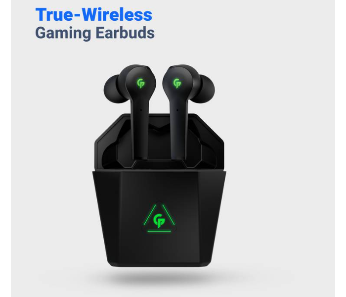 Porodo PDX412-BK Gaming Wireless Earbuds - Black - Zoom Image 2