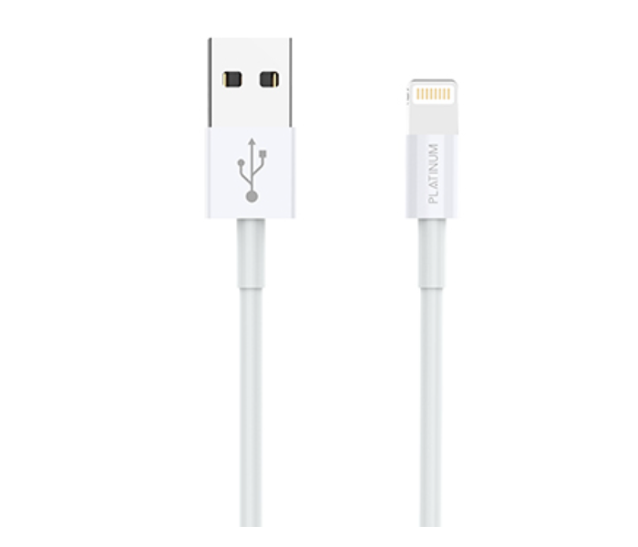 Platinum P-CBVTL1WH Vital Series 1.2M Lightning Cable - White - Zoom Image 1