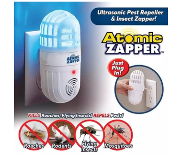 Original Effective Atomic Zapper Ultrasonic Insect Killer - White - Zoom Image 5