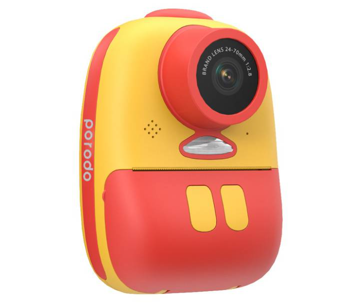 Porodo PD-KDCAM-YL 1080P Rechargeable Kids Camera - Yellow - Zoom Image 3