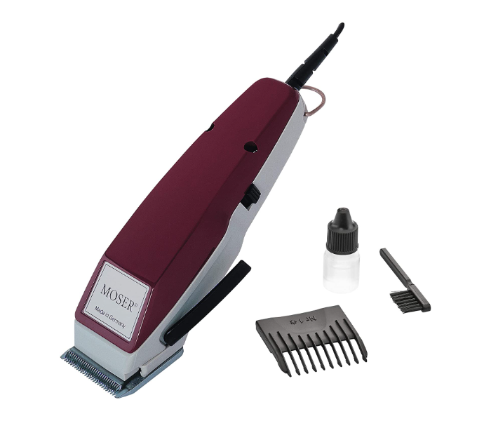 Moser 1400-0150 Professional Corded Hair Clipper for Men - Burgundy - Zoom Image 2