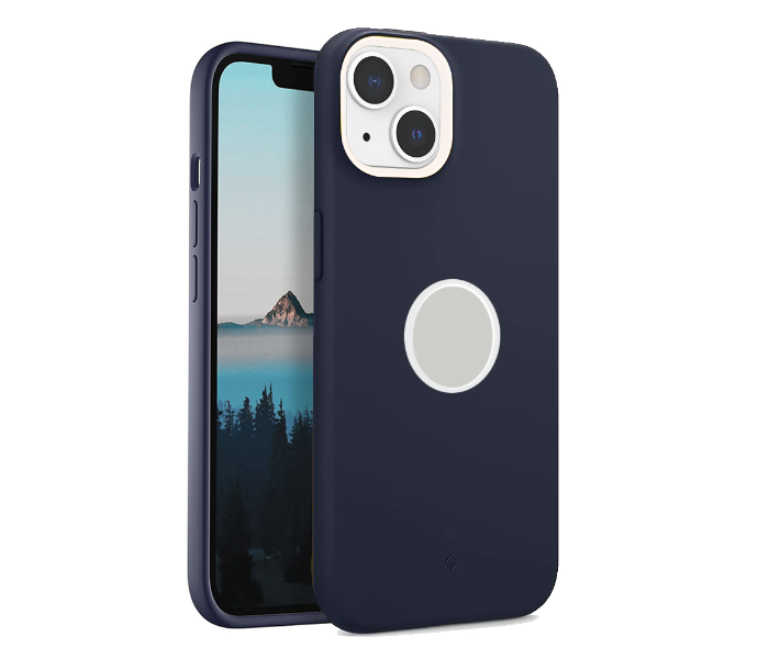 Trands IPHC-467 iPhone 13 Mini Back Case - Navy Blue - Zoom Image 2