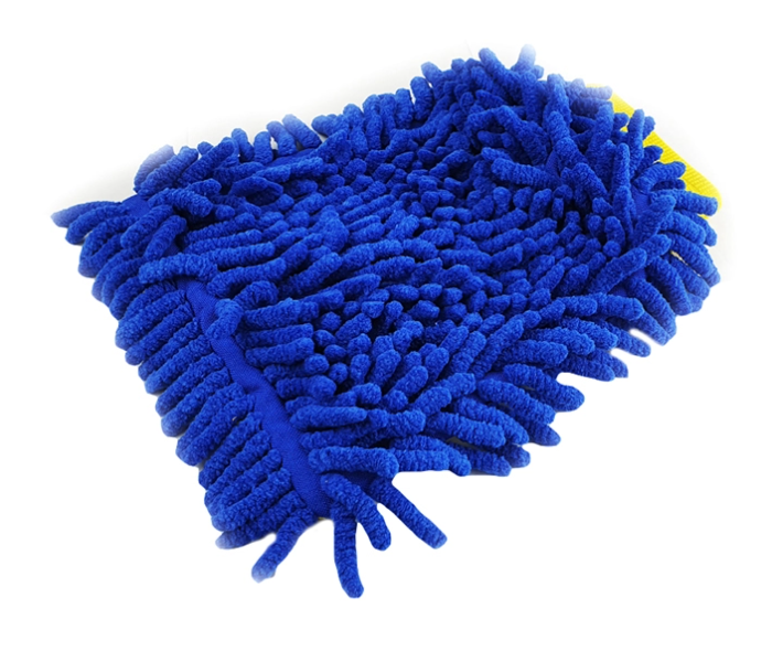 Goodyear Chenille Wash Mitts - Blue - Zoom Image 3