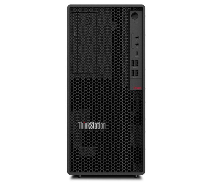 Lenovo 30DH00GGAX Think Station P340 TWR Intel Core i7 10700 Processor 8GB DDR4 RAM 512GB SSD Intel UHD Graphics 630 Windows 10 Professional 64 - Black - Zoom Image 5