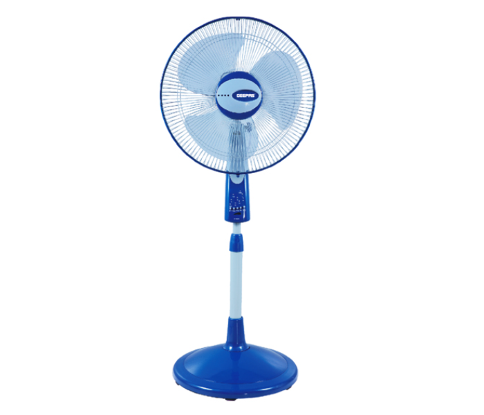 Geepas GF2923R 16 Inch Standing Fan - Blue and White - Zoom Image