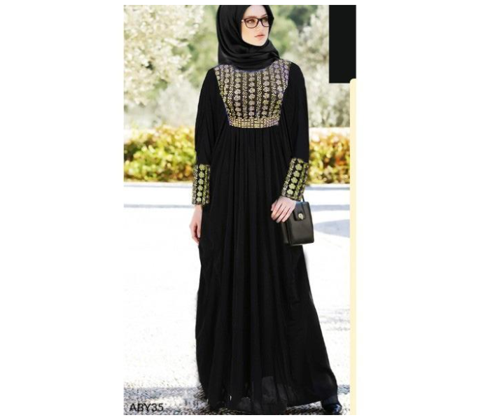 BY01 Casual and Fashionable 50 Sized Abaya for Women - Black - Zoom Image 1